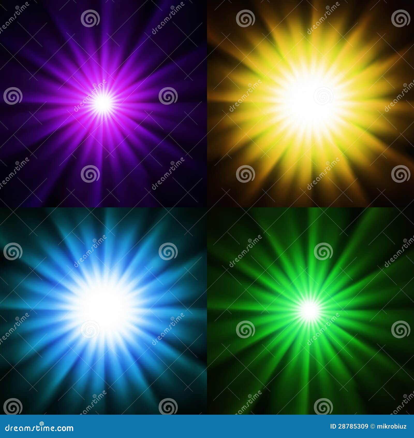 Bright Star Light Backgrounds Stock Vector Illustration of rays, bright 28785309
