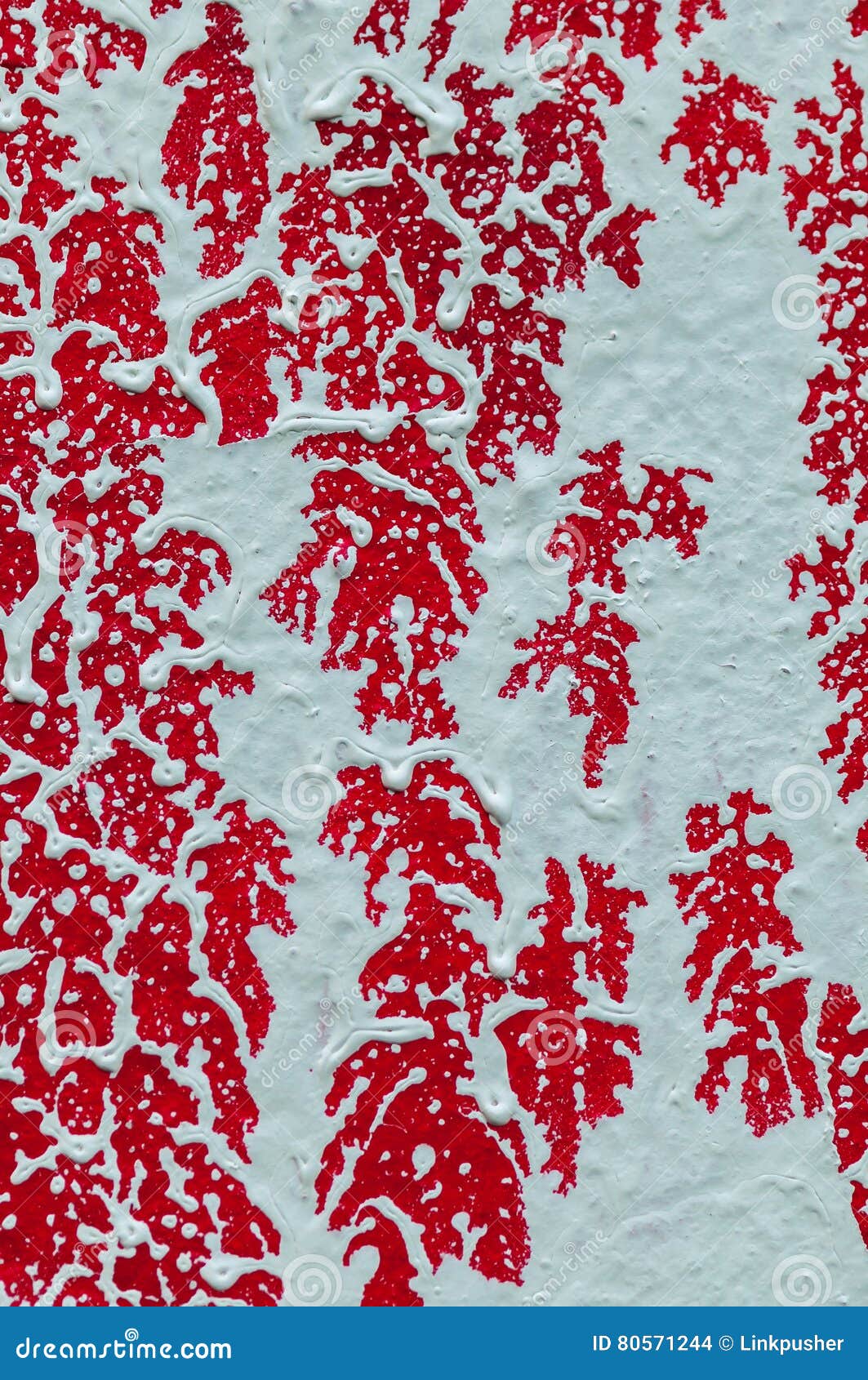 Bright Streaks of White Paint on Red Wall for Abstract Backgrounds Stock Photo Image of detail