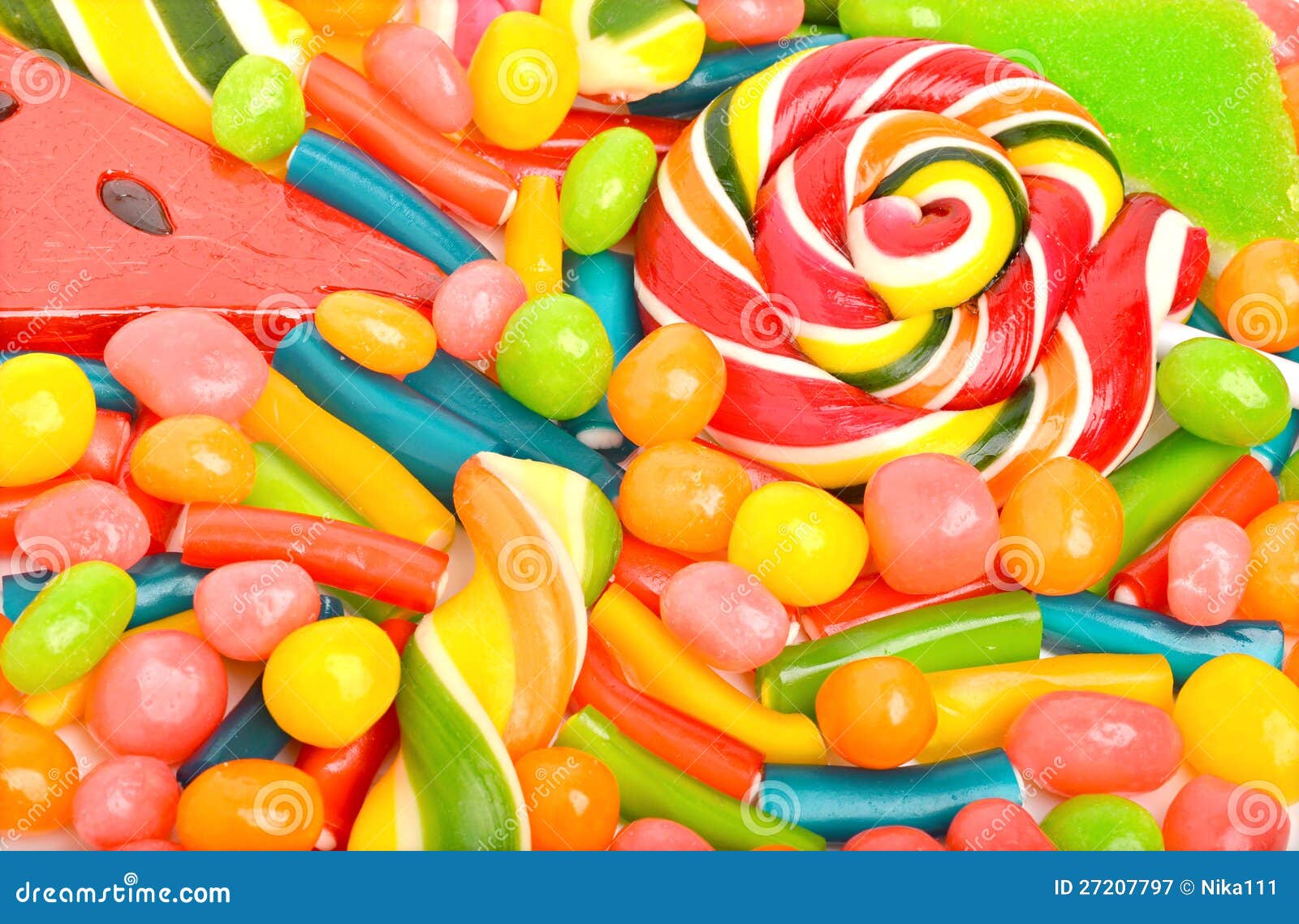 Bright Sweets, Lollipops, Dragee and Jelly Stock Image Image of