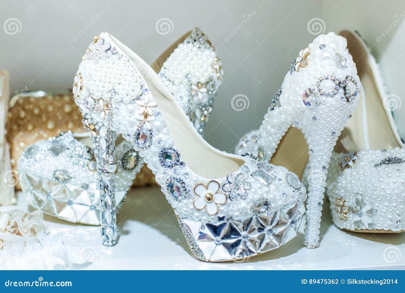 bright wedding shoes
