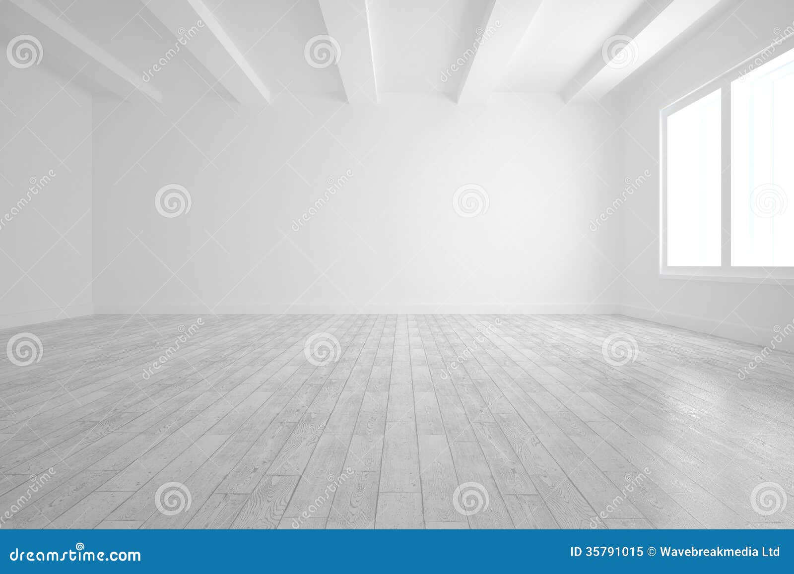 Bright white room stock illustration. Illustration of wall 35791015