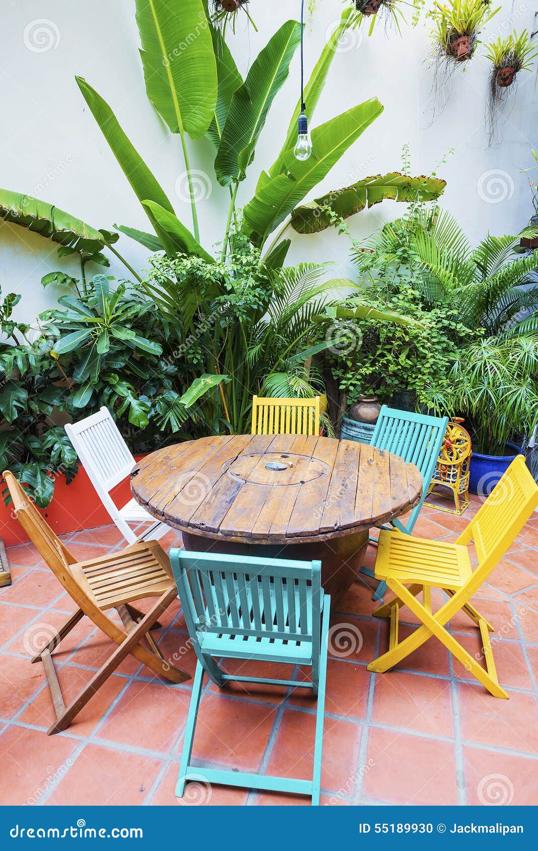 funky garden table