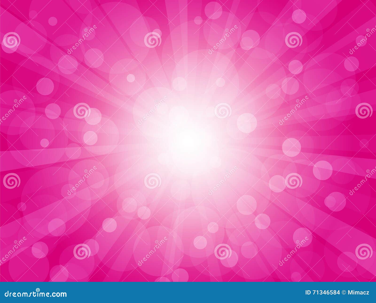 Brightly Pink Background with Rays Stock Vector - Illustration of flare,  modern: 71346584