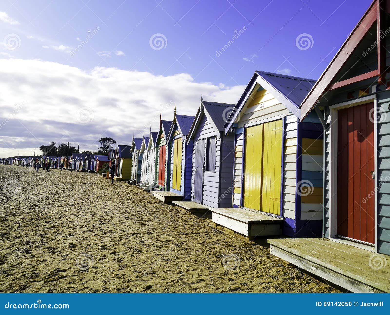 Brighton Beach Melbourne Victoria Australien Stockfoto Bild Von Dach Melbourne 1450