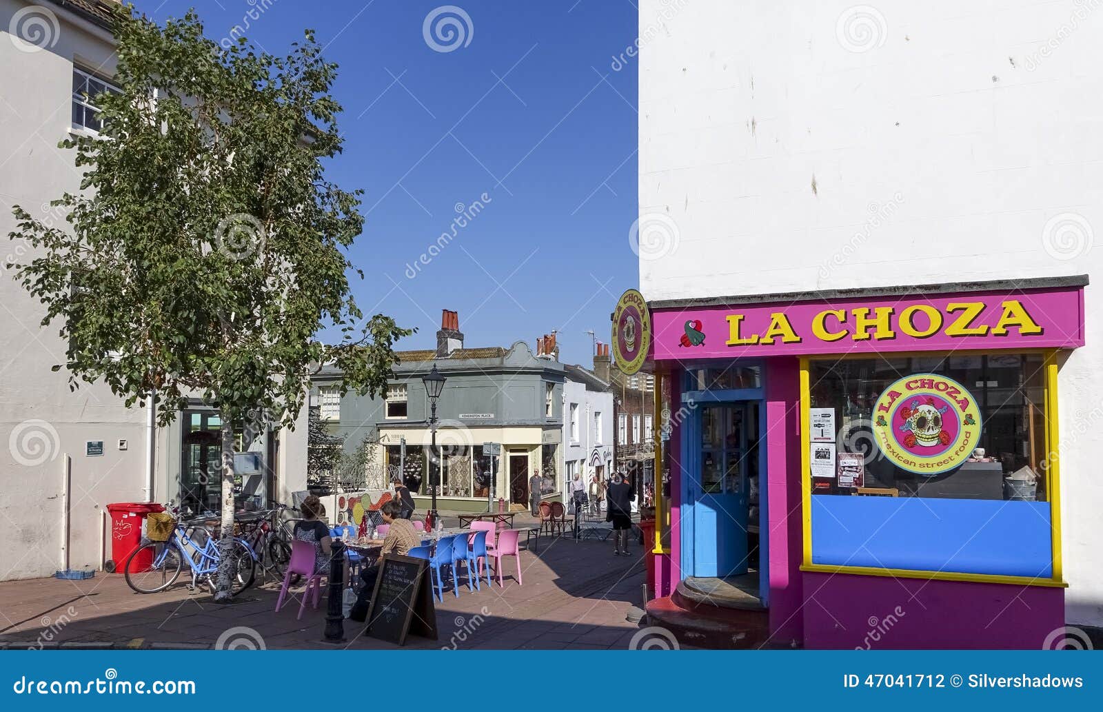 Brighton East Sussex UK Summertime Cafe Editorial Photography