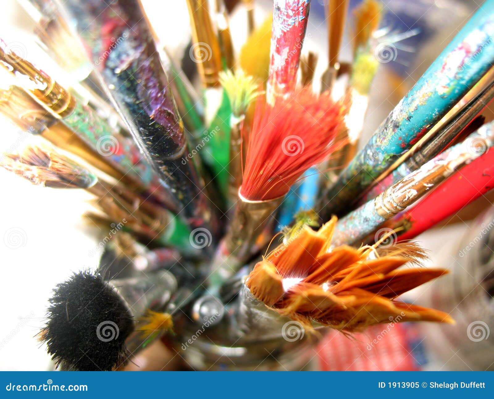 Brilliant Brushes stock image. Image of passtime, bristles 1913905