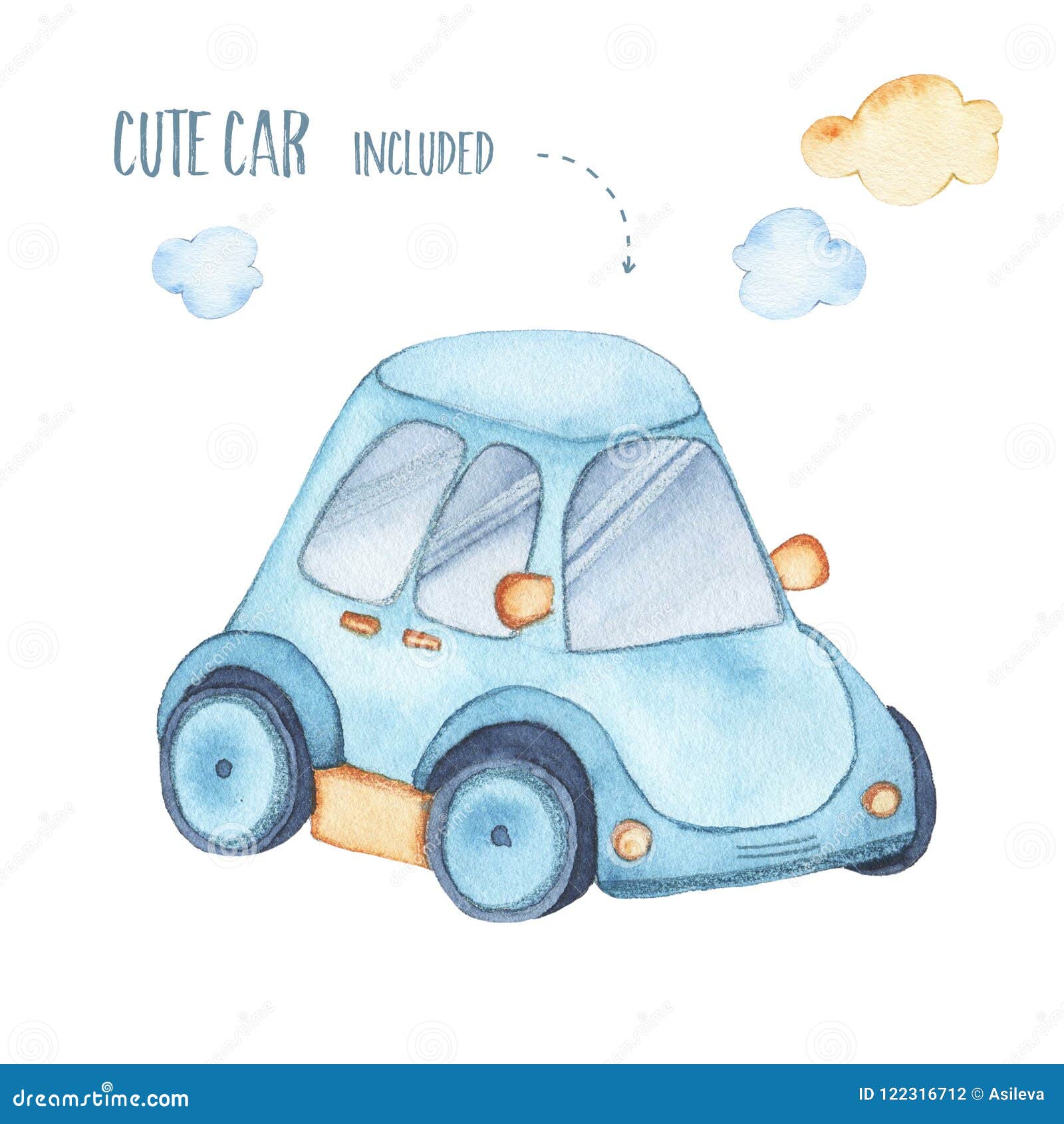 Bebê-Dragão Azul Com Um Carro Do Brinquedo Ilustração do Vetor - Ilustração  de caminhada, jogo: 22015472