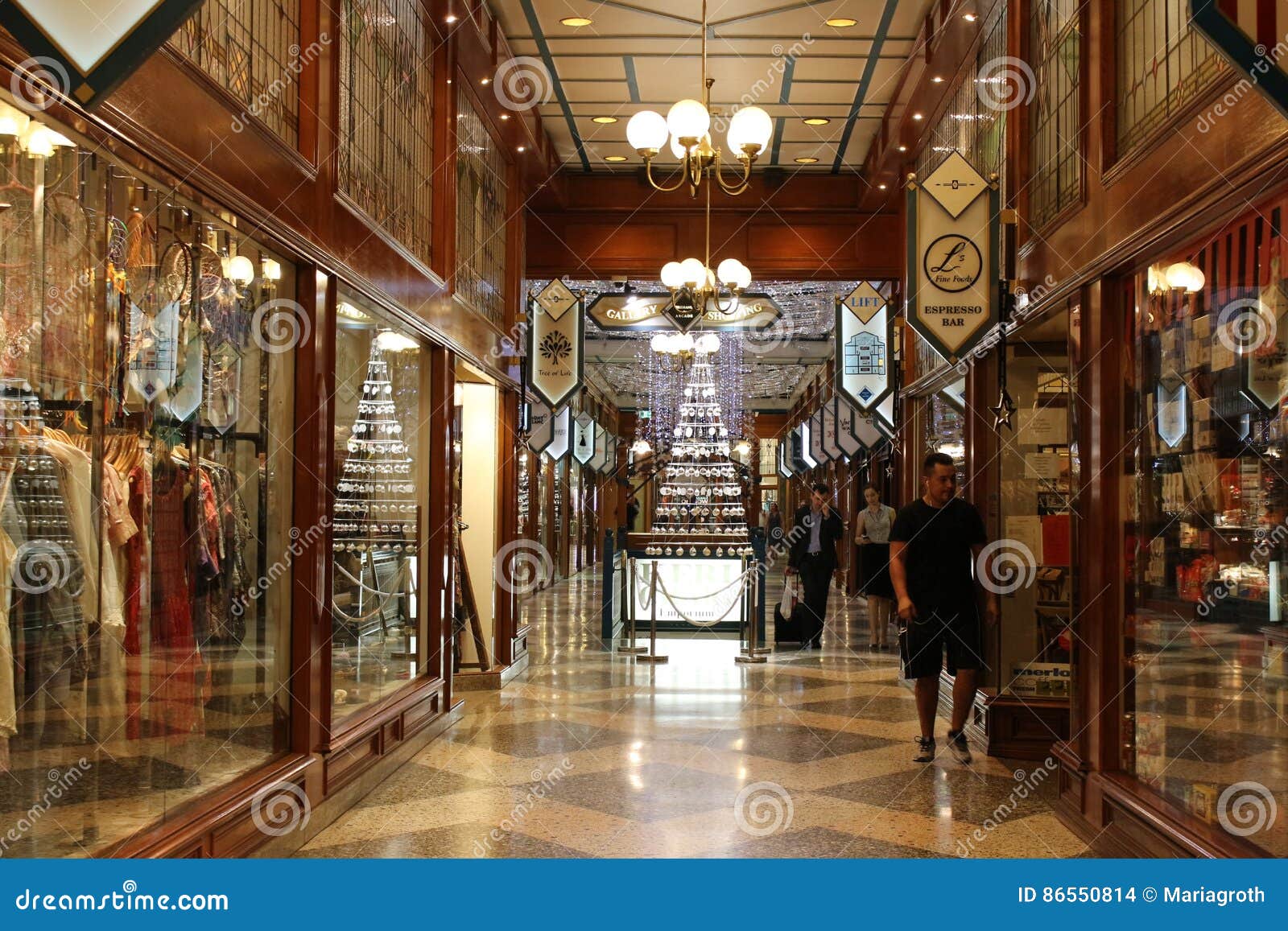 Brisbane Arcade editorial stock image. Image of facade 86550814