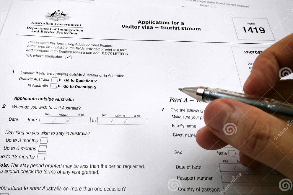 australian-visitor-visa-application-form-editorial-photo-image-of-visa-travel-299050636