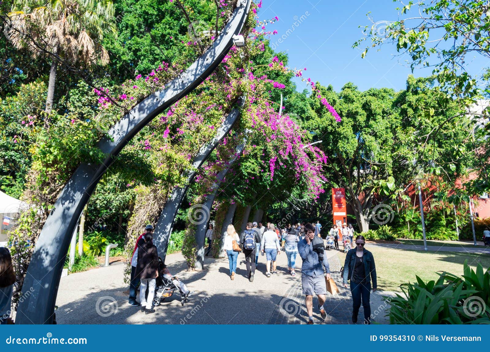 South Bank Parklands Walking and Running - Brisbane, Queensland, Australia