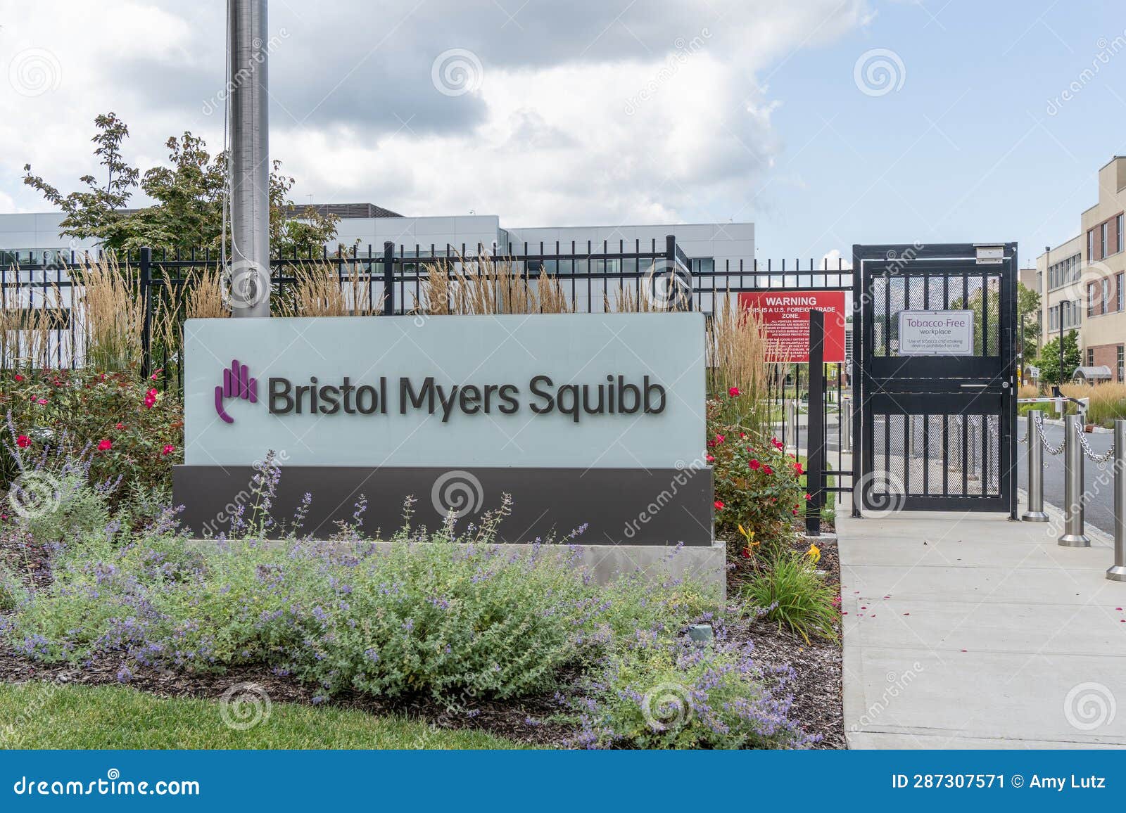 Bristol Myers Squibb Entrance Sign Editorial Photo Image of trials
