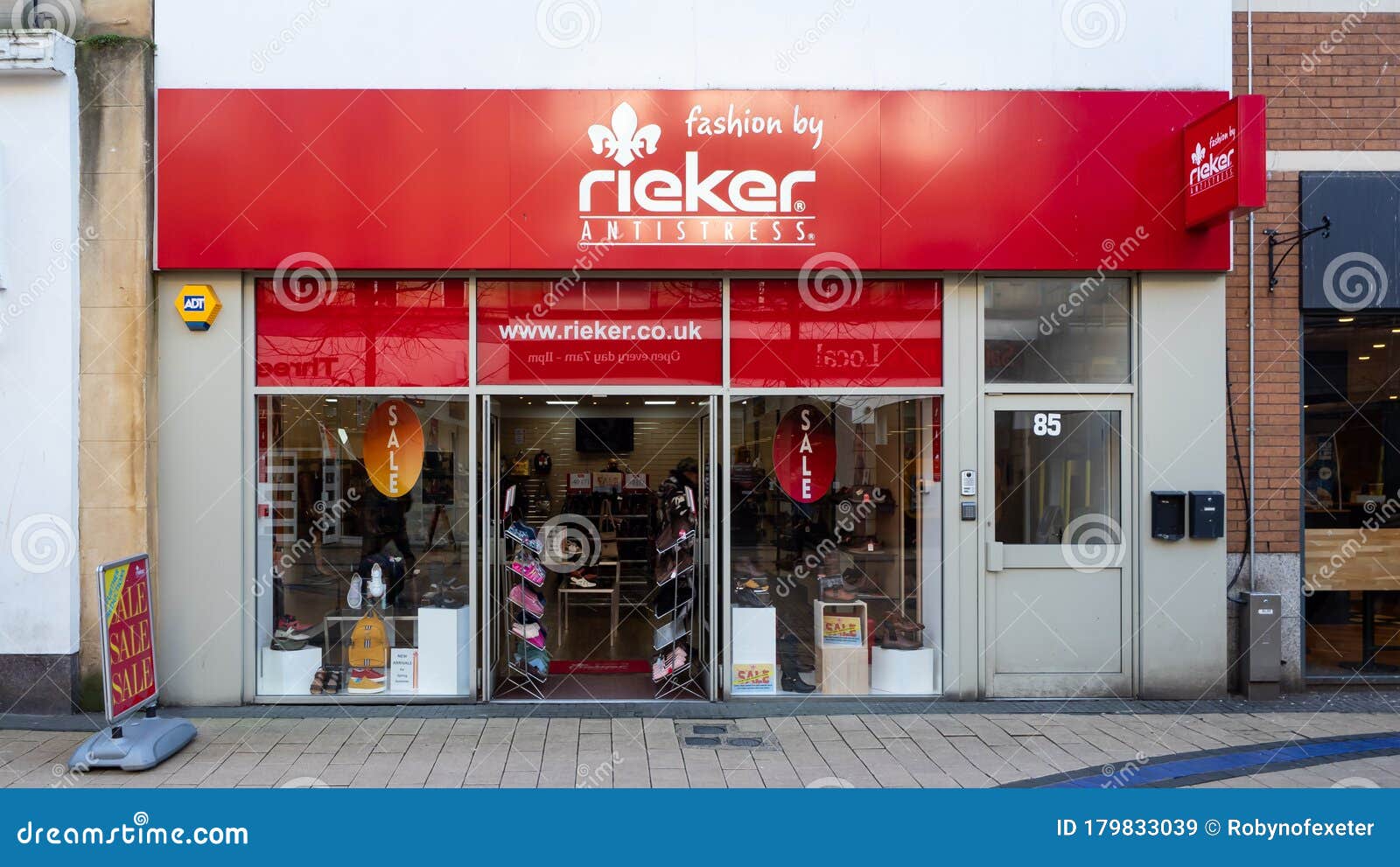 Bristol, UK - February 12 2020: Rieker Antistress Shoe Shop on the Galleries Editorial Stock Image - Image of fashion, comfortable: 179833039