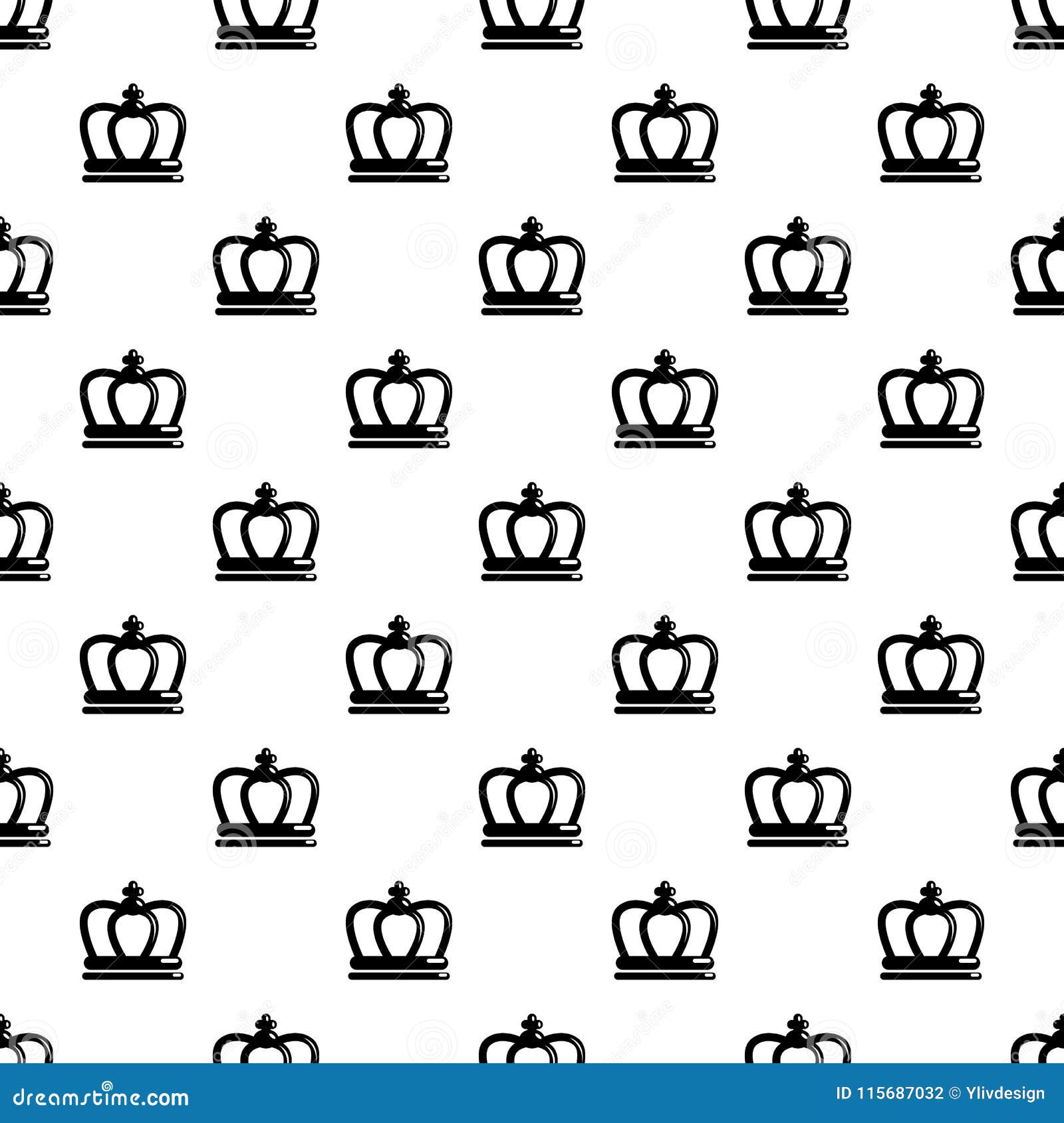 Download Britain Crown Pattern Vector Seamless Stock Vector ...