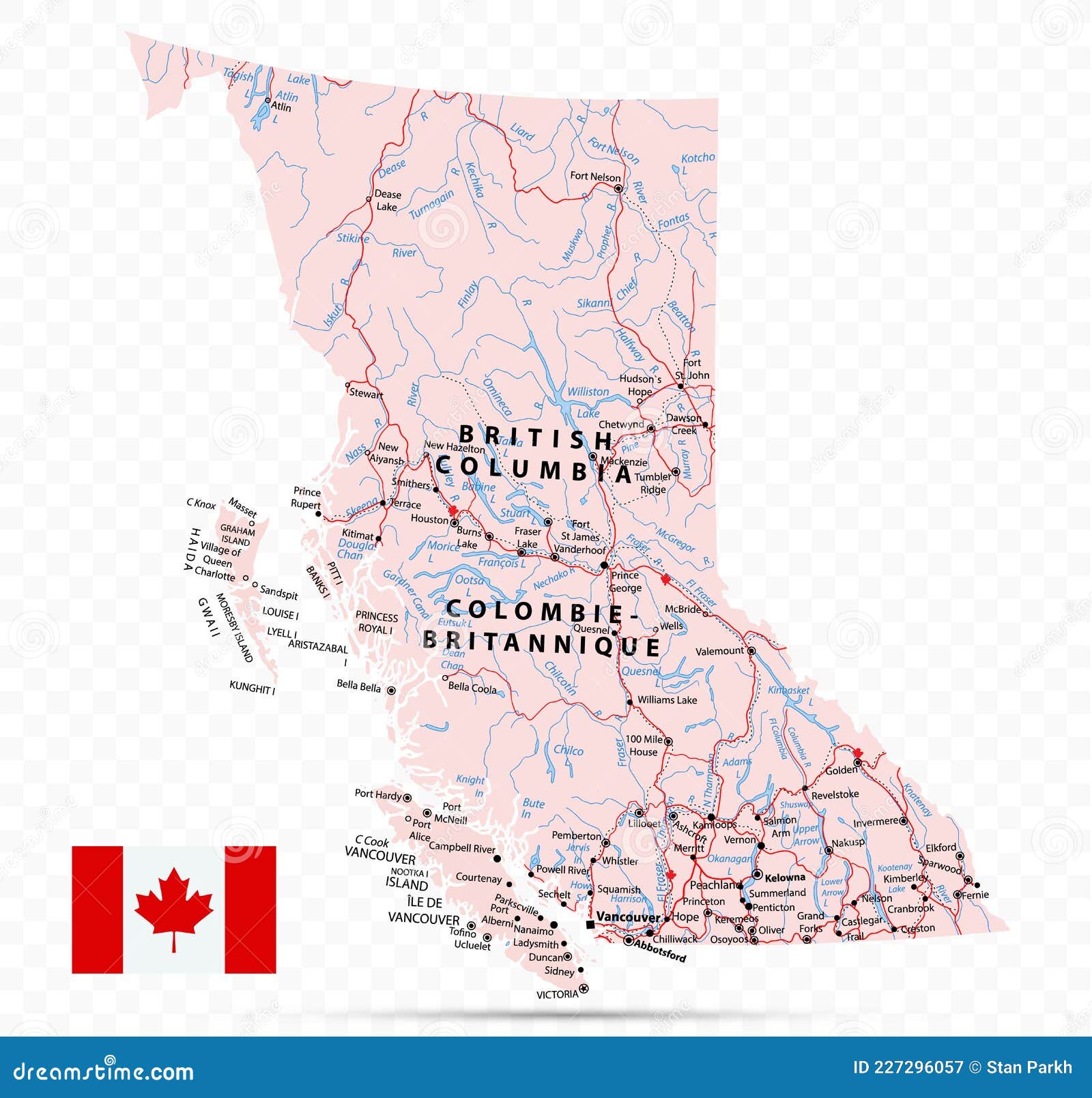 british columbia map