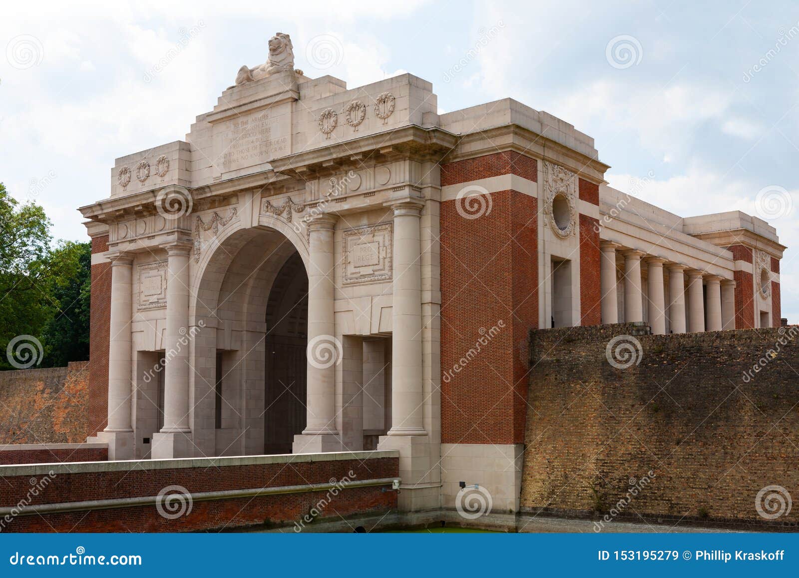Menin Gate, Ypres, Ieper, Belgium Stock Image - Image of europe ...