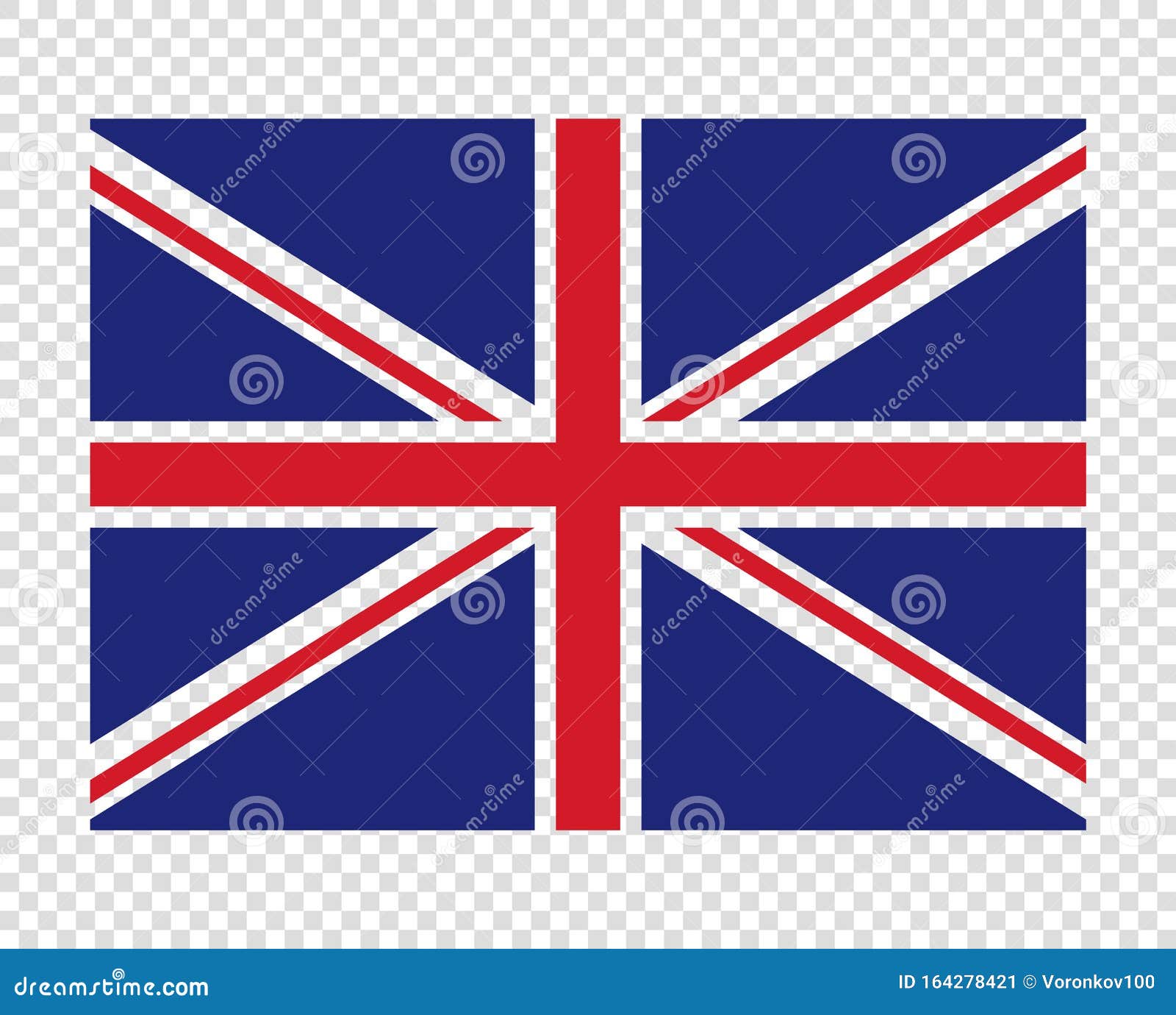 British Flag, Template, UK Flag Icon. Vector Design Element Isolated on