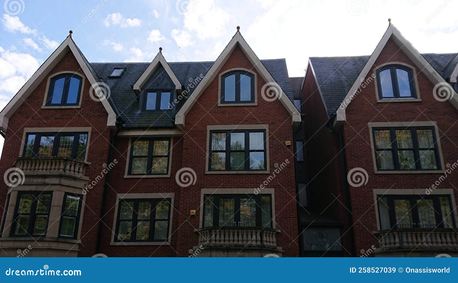 British Homes Classic Architectural Design Stock Image Image of