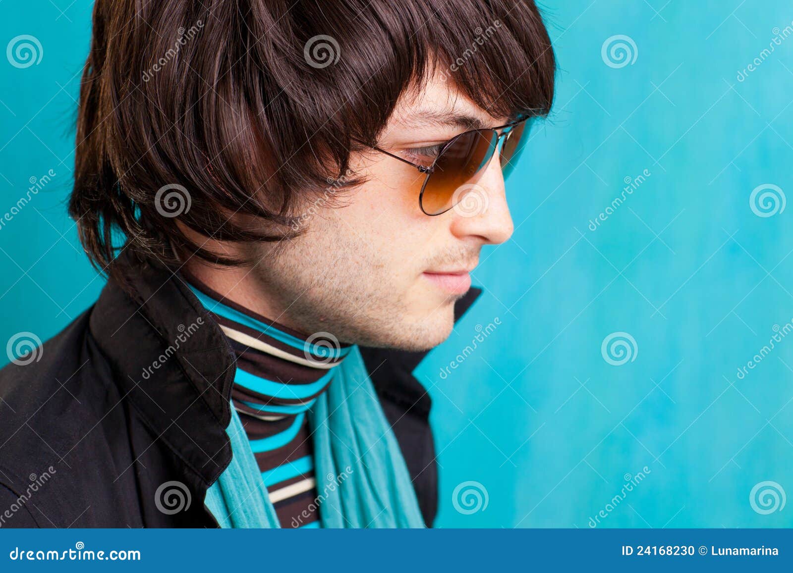 british indie pop rock look retro hip young man