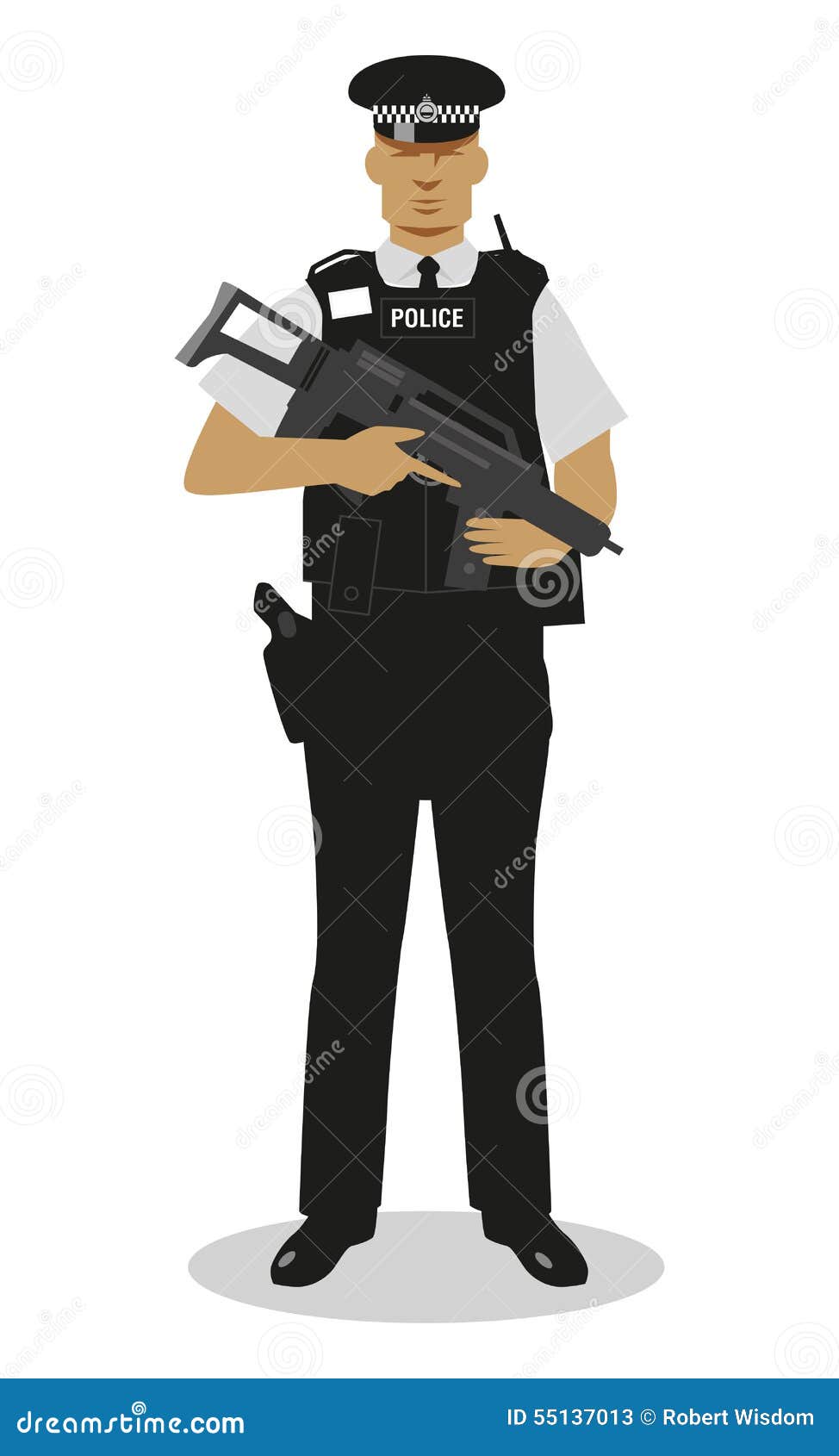 uk policeman - armed anti-terrorist