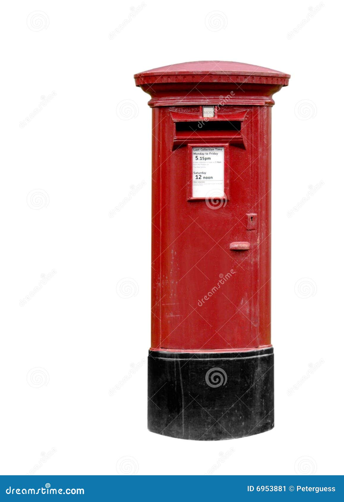 British Post Box stock image. Image of design, english 6953881