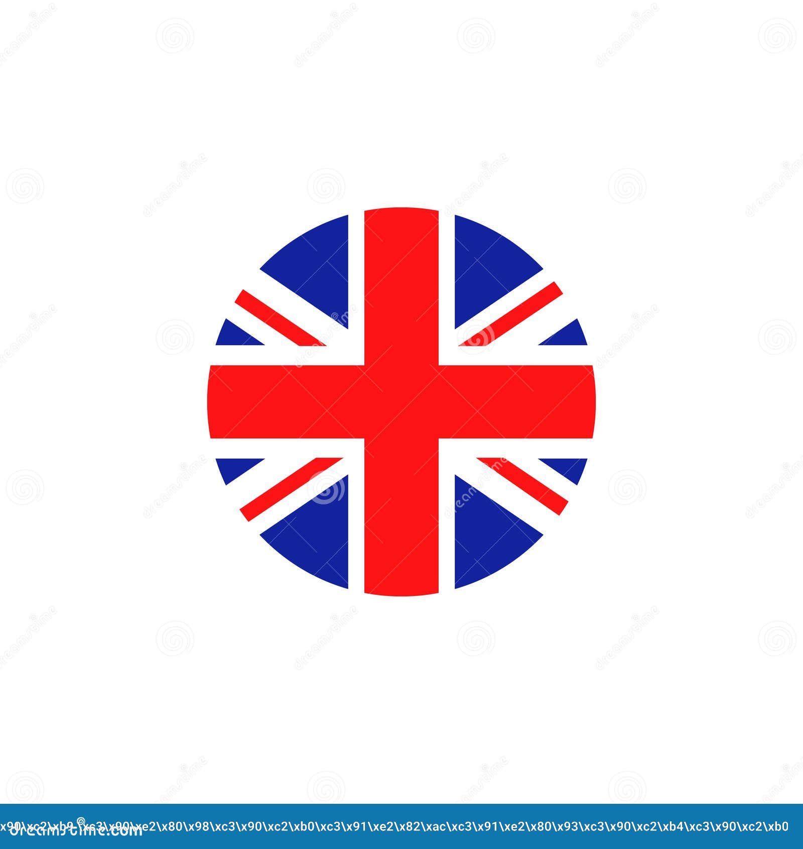 Download British Round Flag Icon. National Great Britain Circular ...