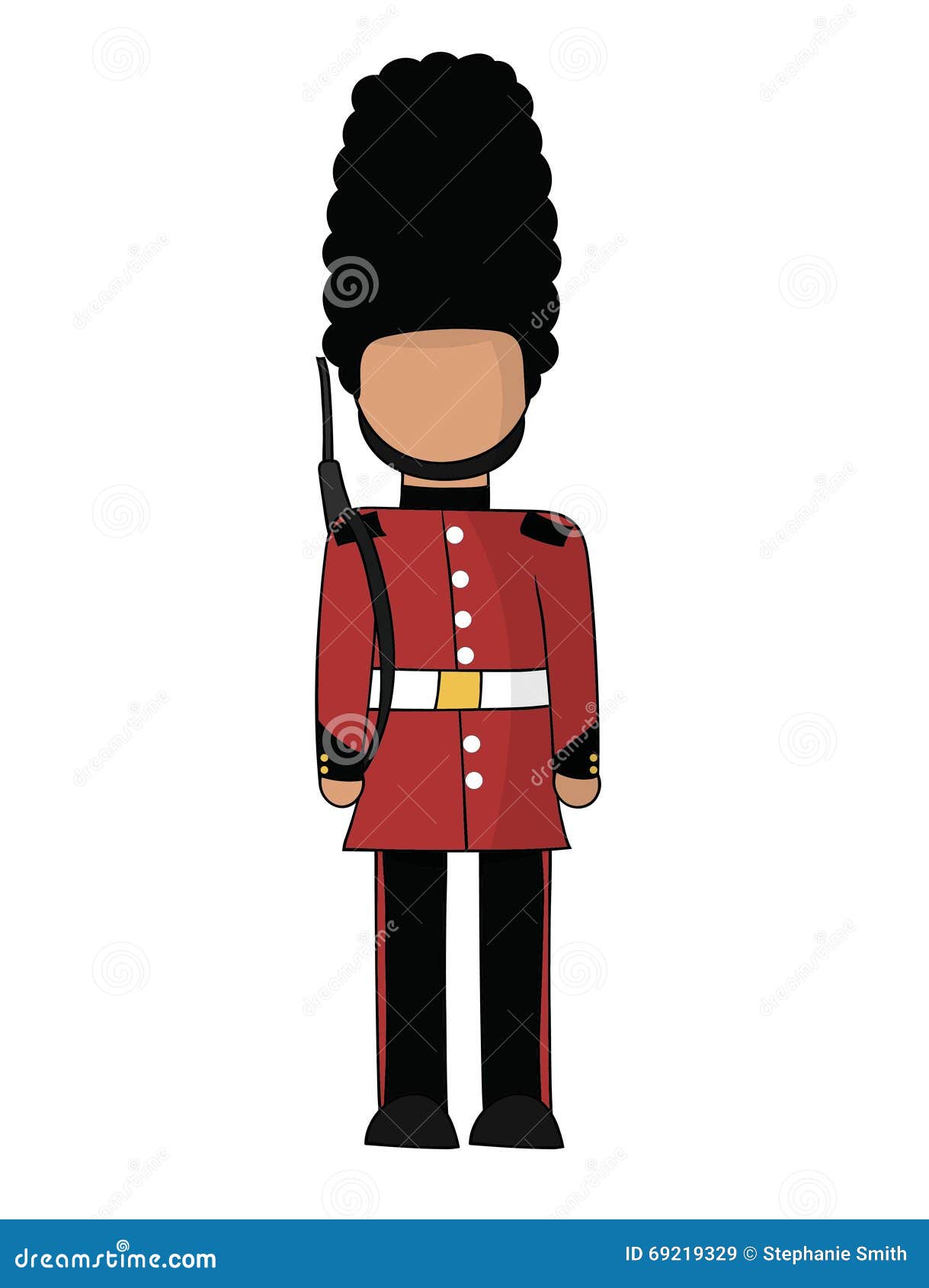 British Royal Guard stock vector. Illustration of castle - 69219329
