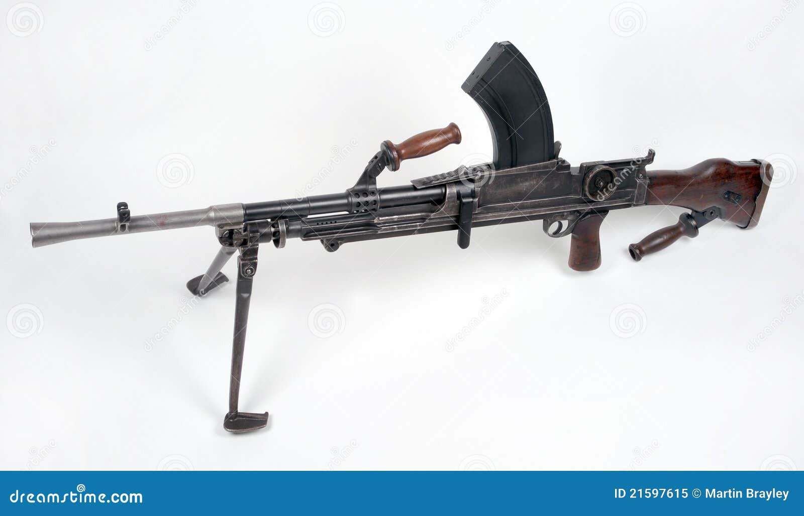 British WW11 Bren Gun Royalty Free Stock Photo Image 21597615