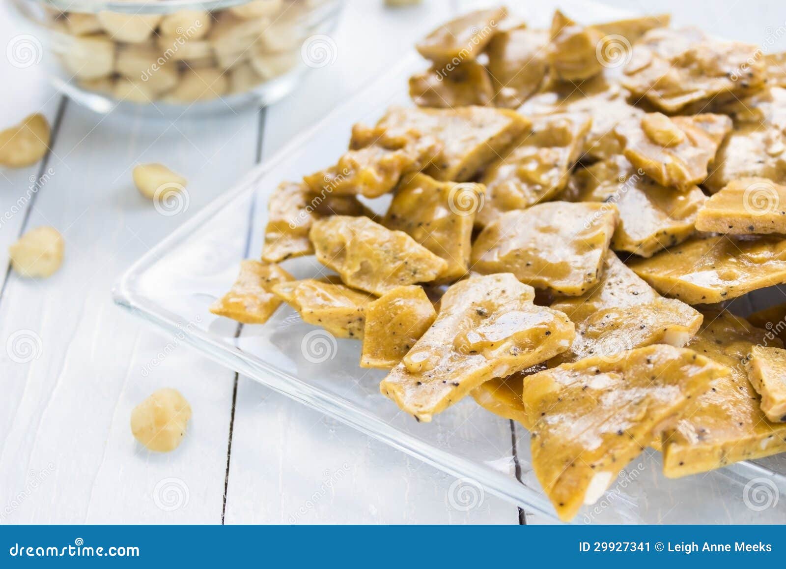 Kona Coffee Macadamia Nut Brittle Stock Image Image of brittle