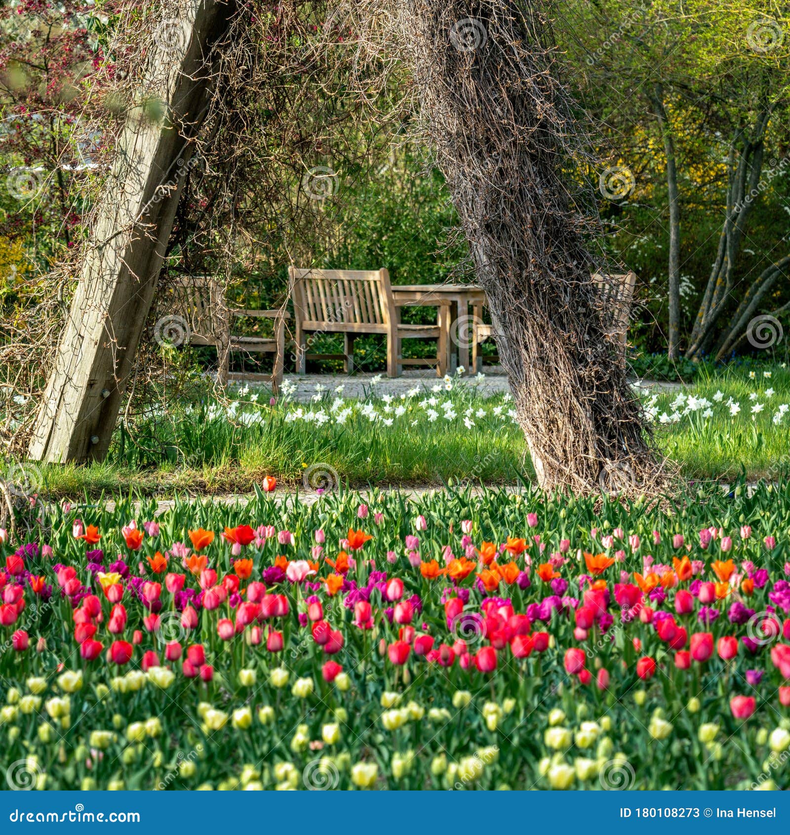 Britzer Garten, Berlin, Deutschland 16. April 2020 Die
