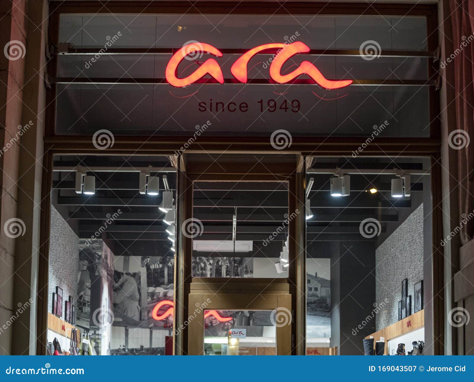 Ara Shoes Logo Their Store for Brno. Editorial Photography - of footwear, brand: