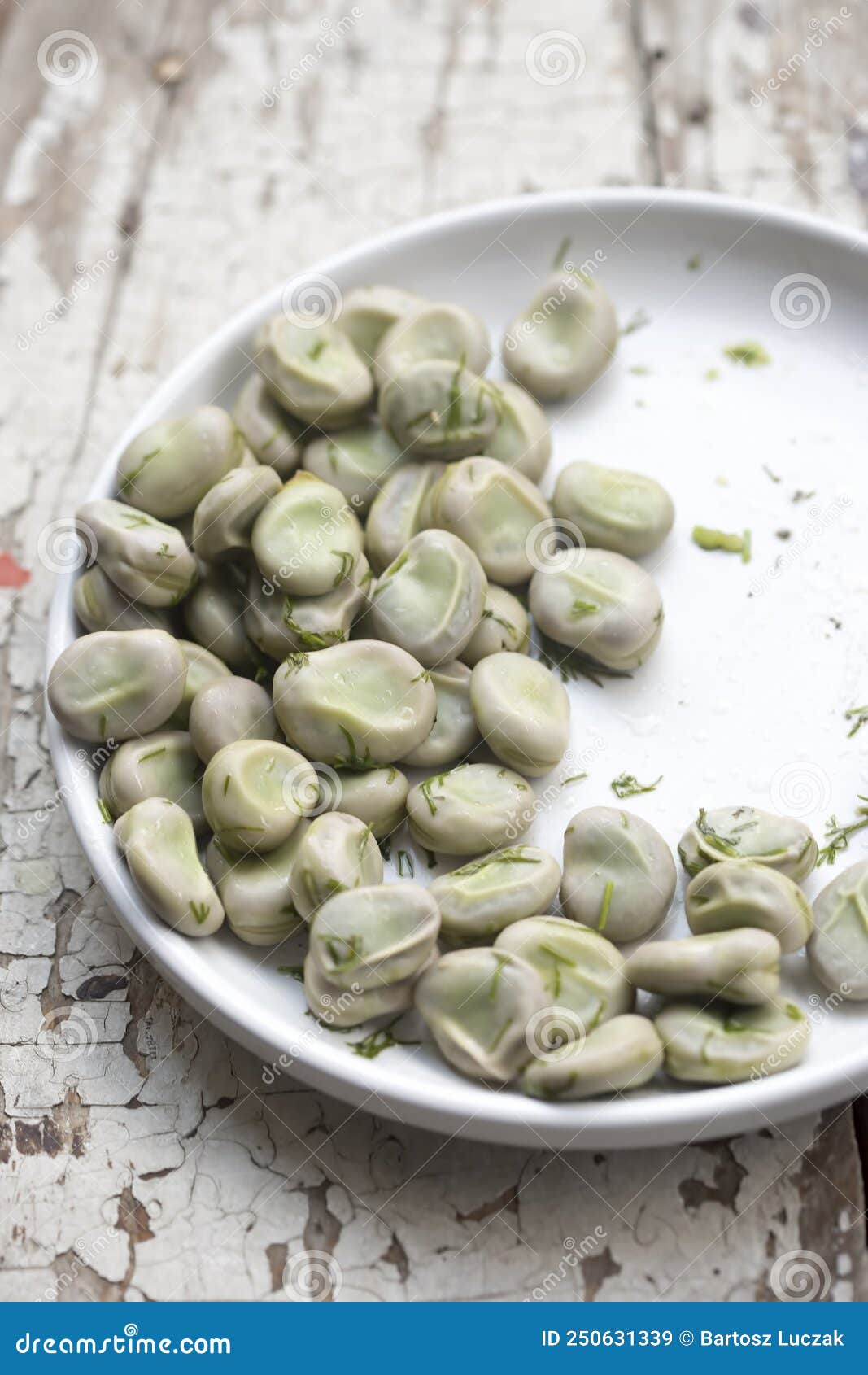 Broad Beans with Dill and Butter Stock Image Image of diet, nutrition