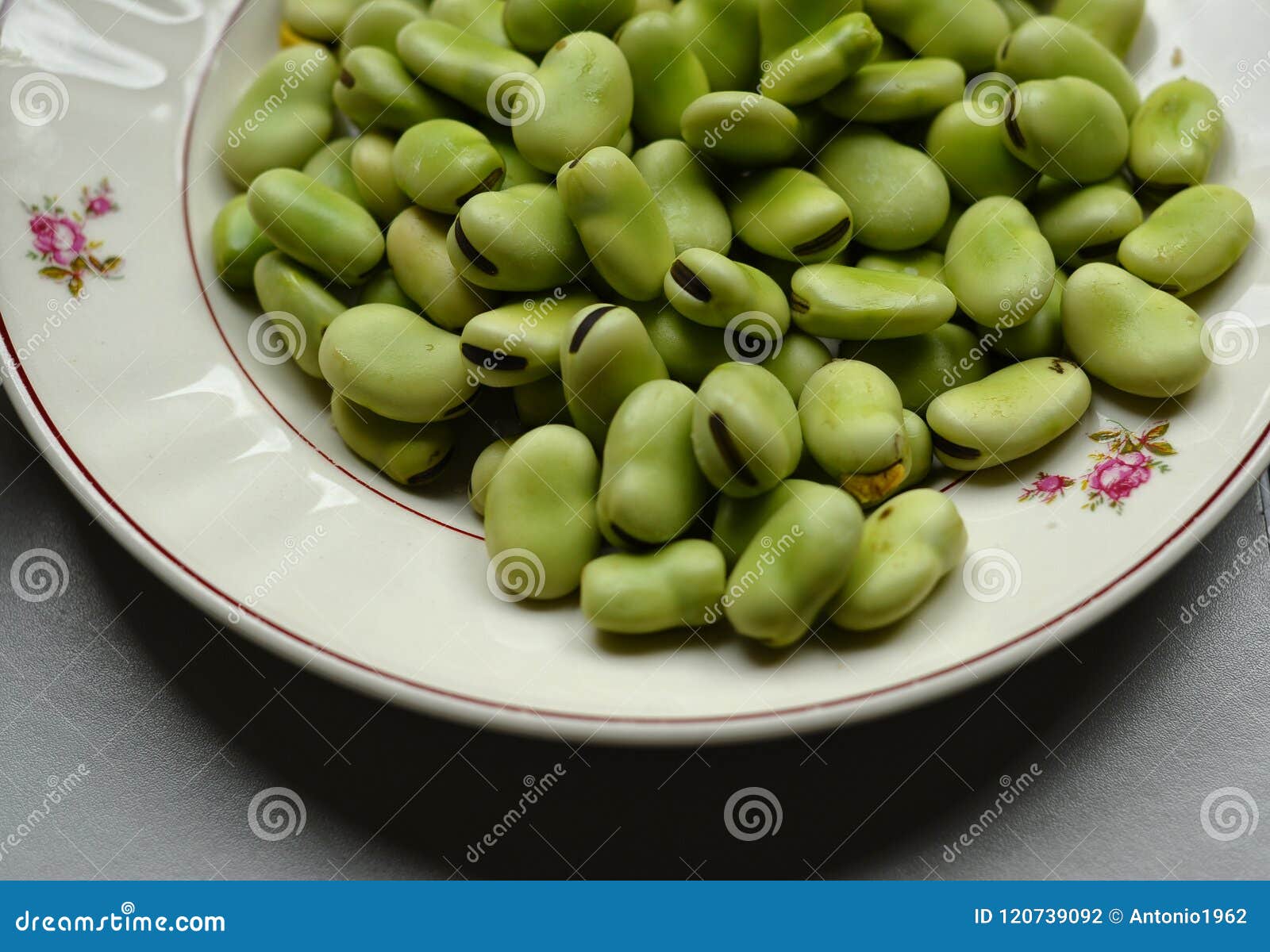 Broad Beans with Skin Removed Stock Photo - Image of mediterranean ...