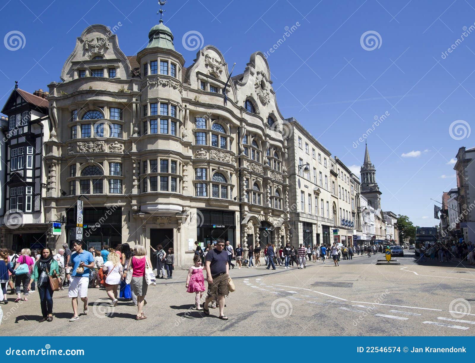 Broad Street in Oxford editorial stock image. Image of oxford 22546574