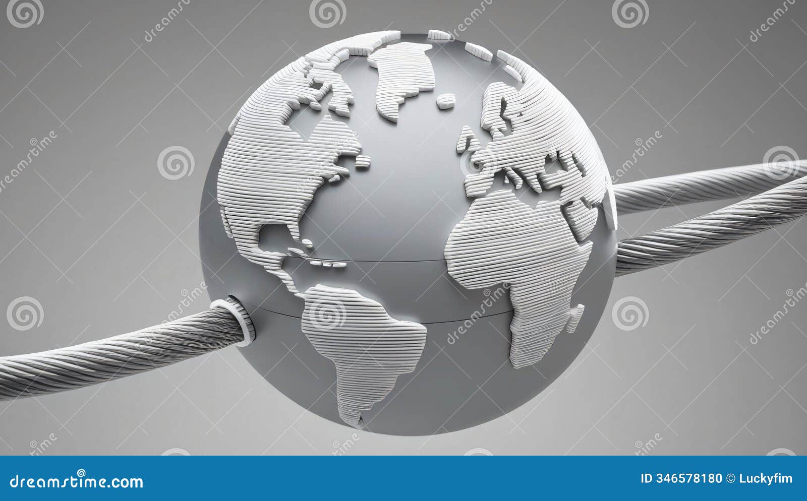 broadband cable d as globe, izing worldwide internet access, showcasing clean  that emphasizes connectivity and
