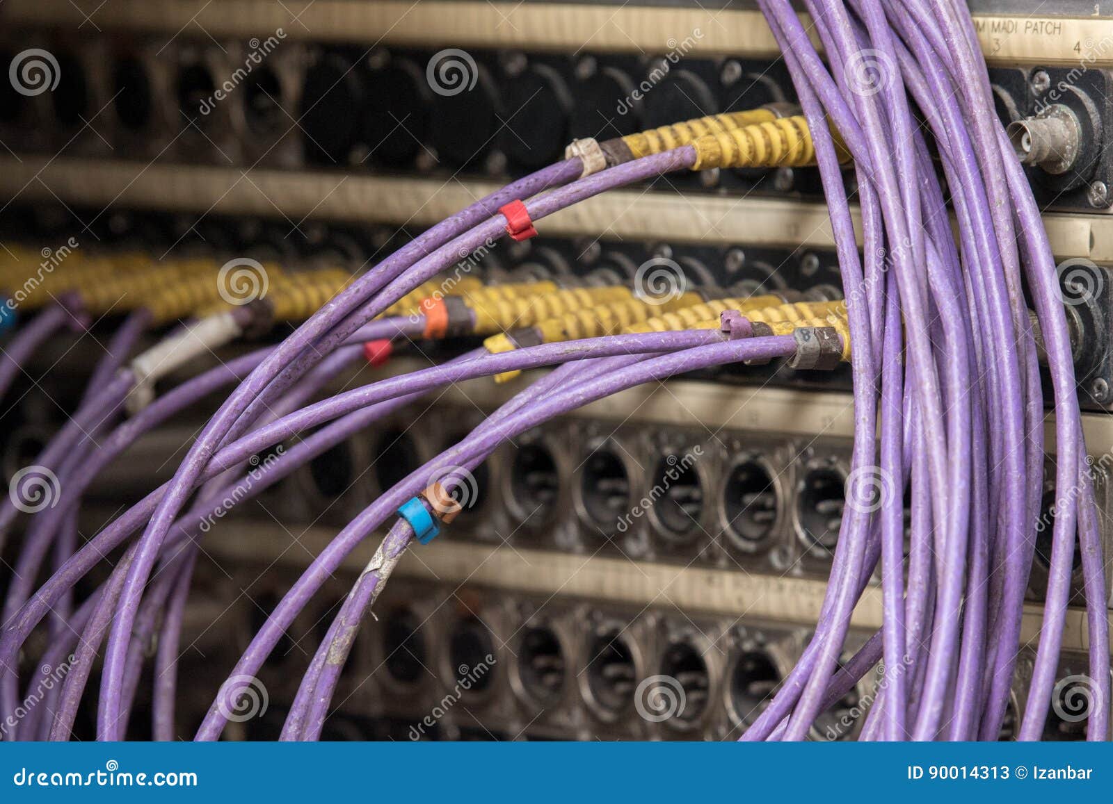 Broadcast Live Tv Cables Detail Stock Image Image of cables, electronic 90014313