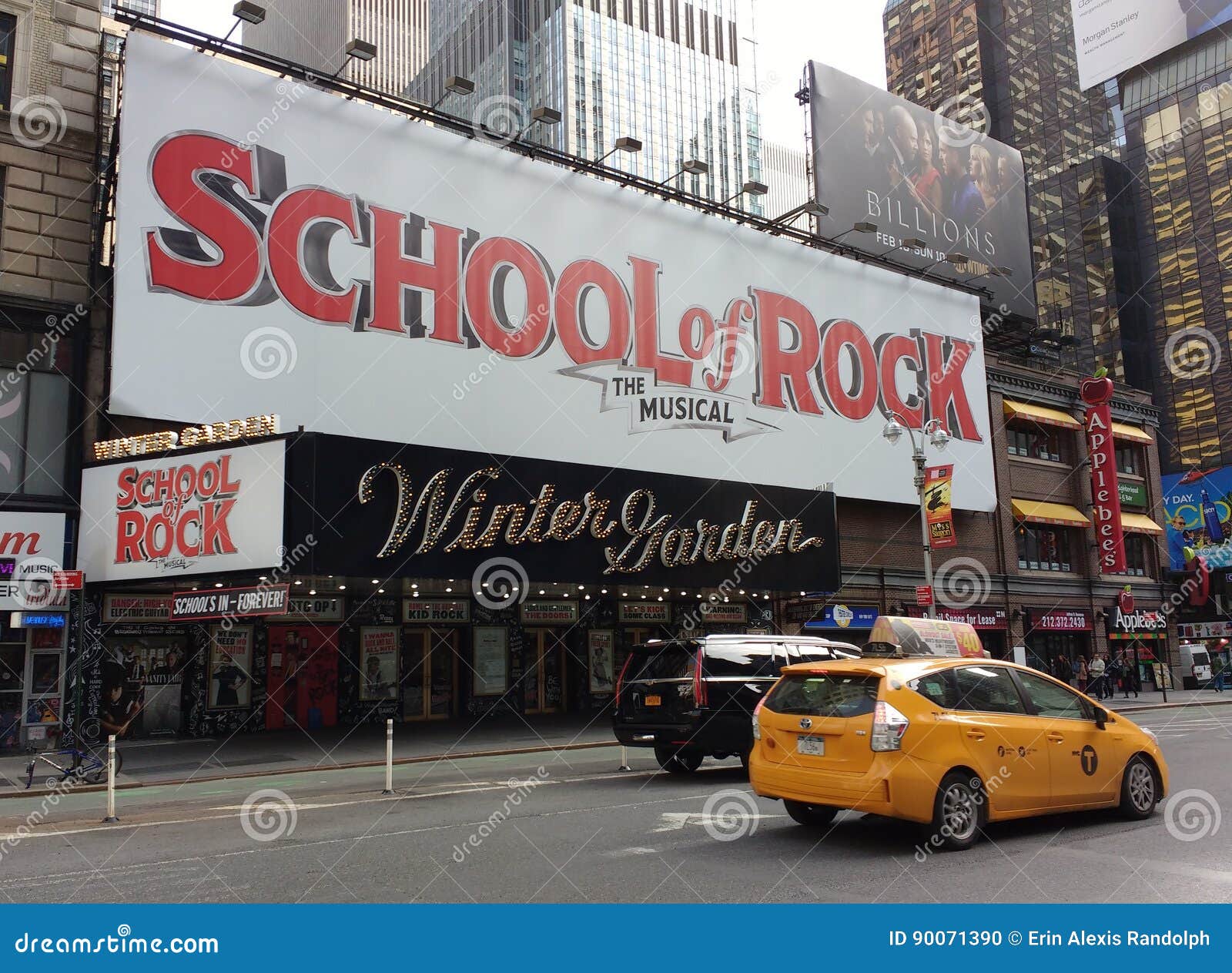 Broadway Musical School Of Rock At The Winter Garden Theatre Nyc