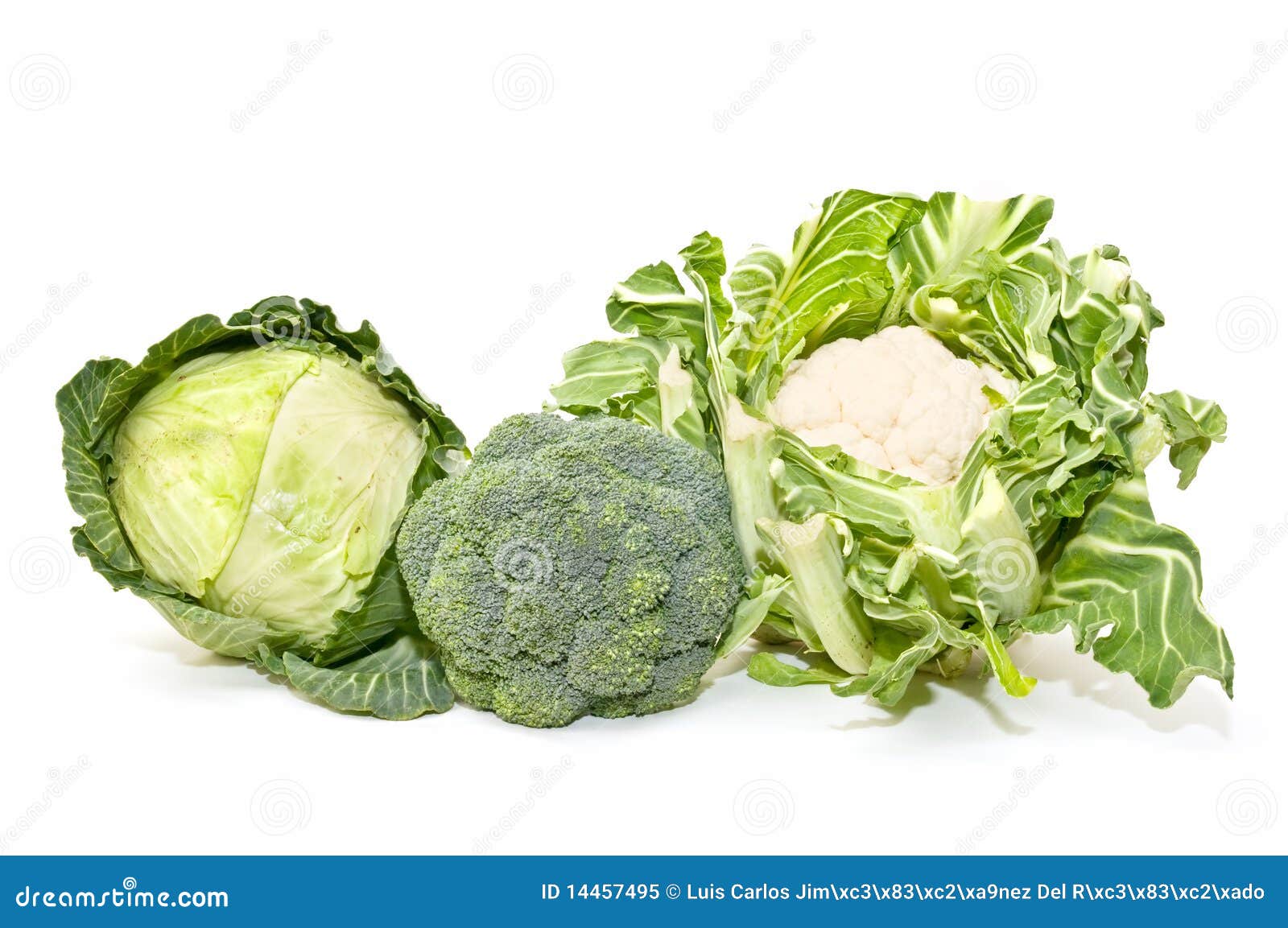 Broccoli, Cabbage, Cauliflower Stock Image Image of mature, wholesome