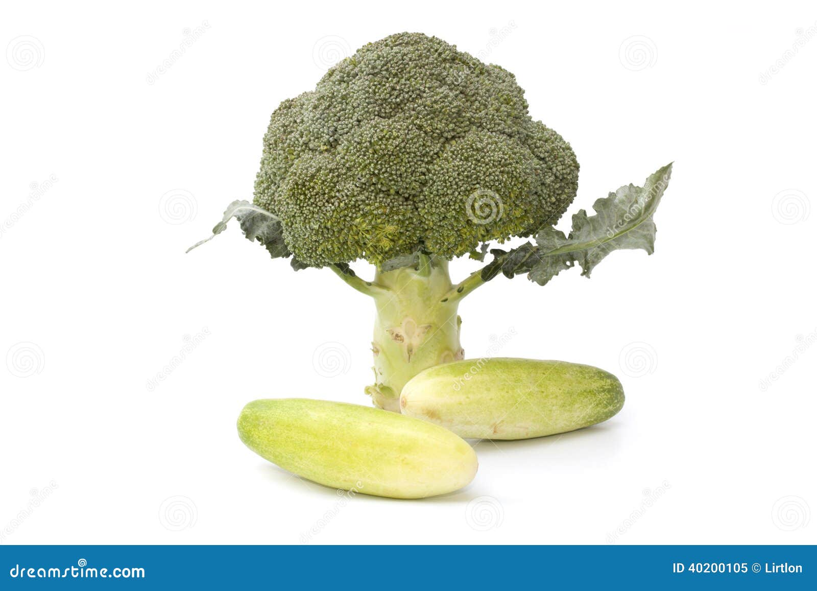 Broccoli And Cucumber Vegetable Stock Image Image of agriculture