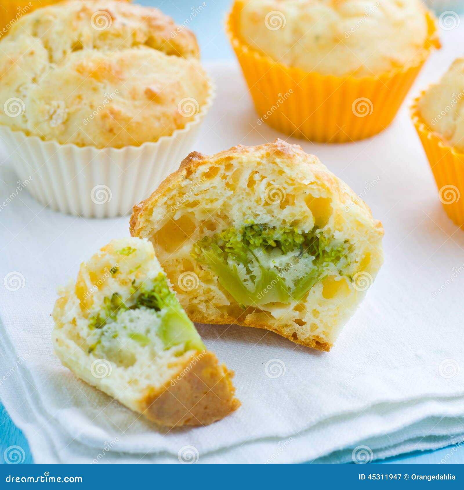 Broccoli muffin stock image. Image of tasty, healthy 45311947