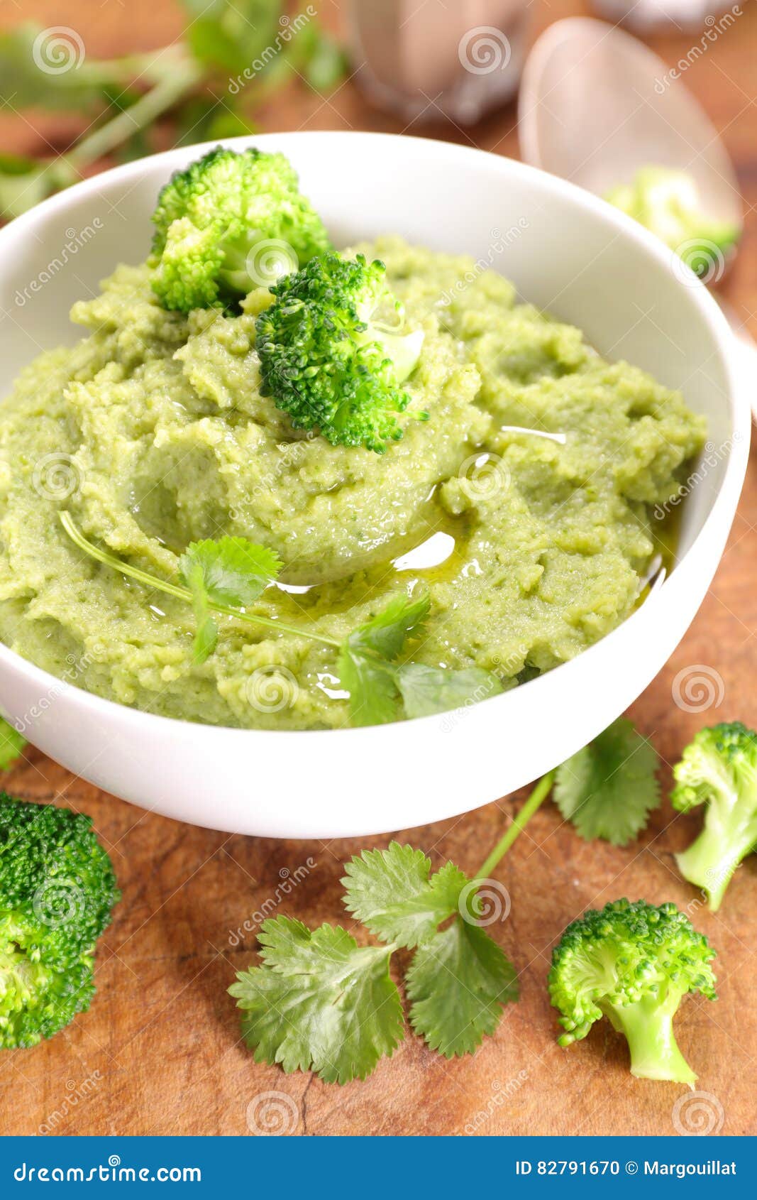 Broccoli puree stock photo. Image of vegetarian, puree 82791670
