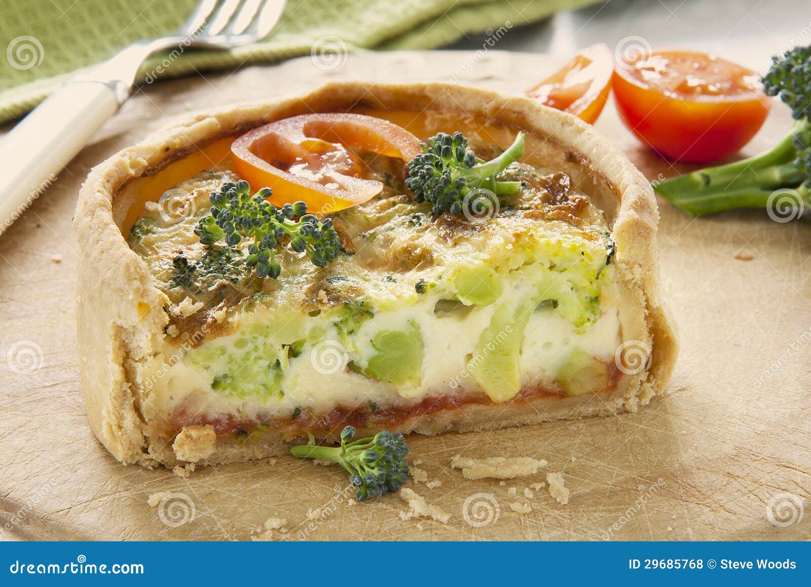 Broccoli Quiche stock photo. Image of baked, diet, crust - 29685768