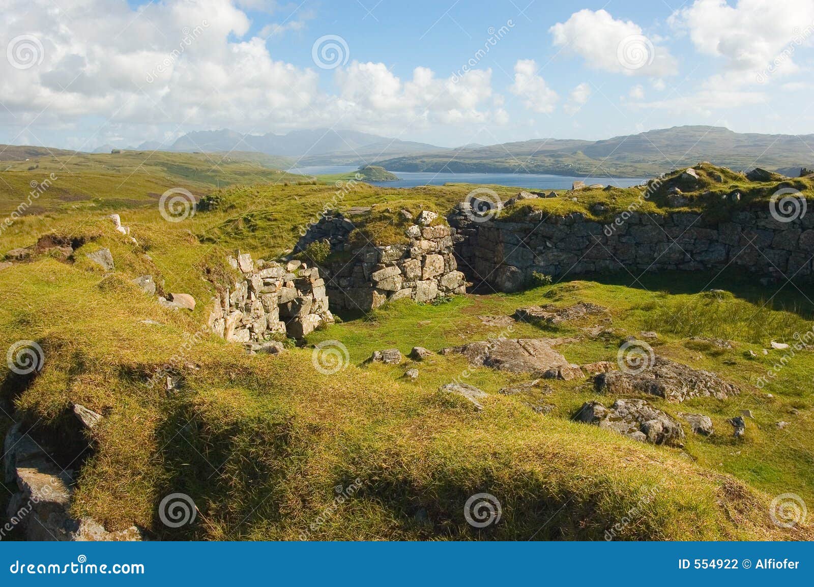 broch of dun beag skye isle, scotland, united kingdom