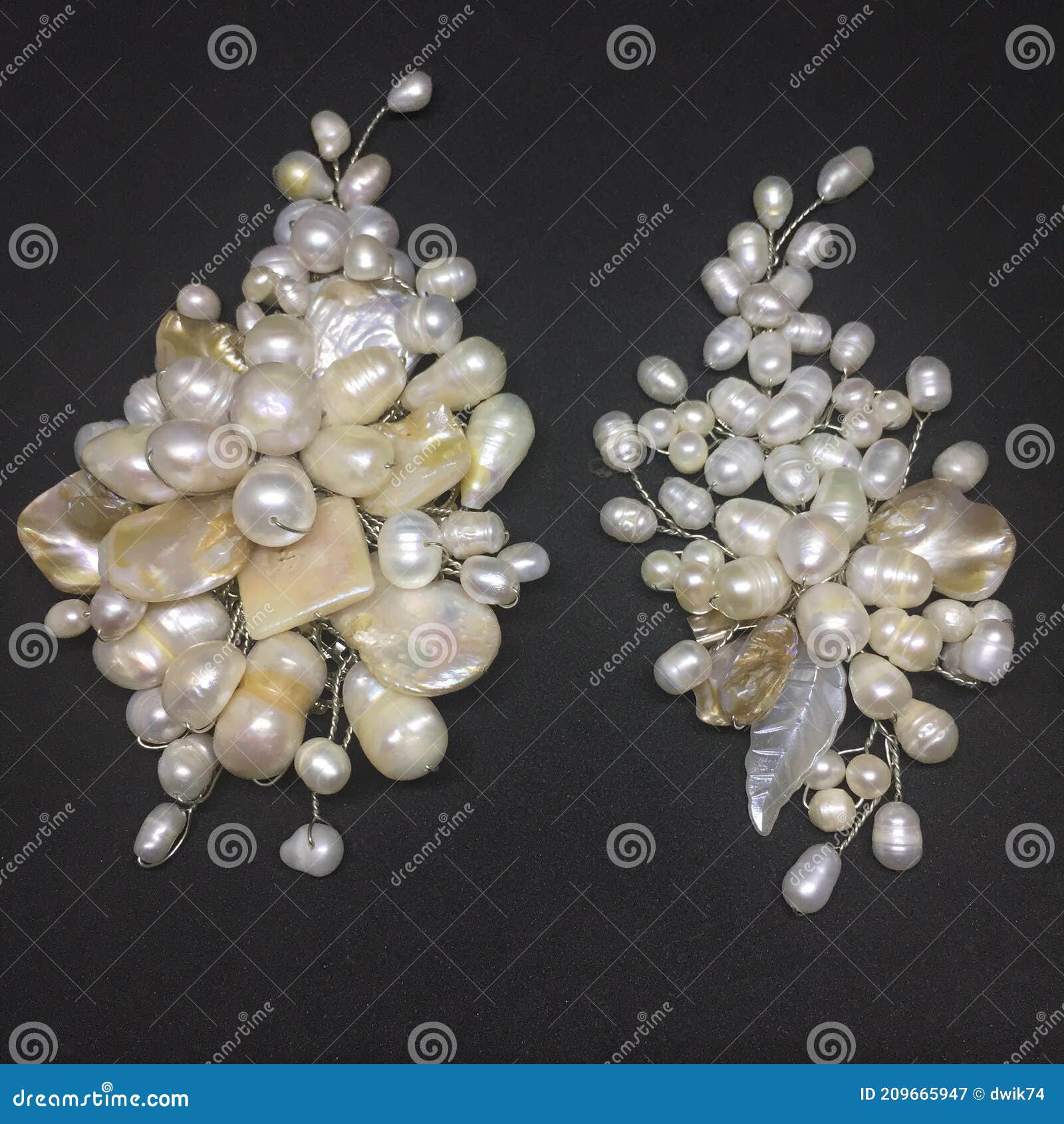 Broche y perla imagen de de perla, manera - 209665947