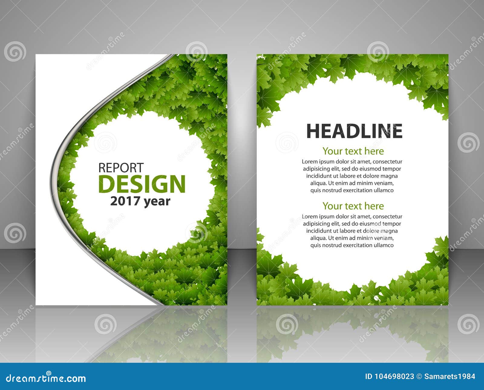 Brochure Design Template Report Flyer Business Layout Presentation Template Size Stock Vector Illustration Of Brochure Corporate