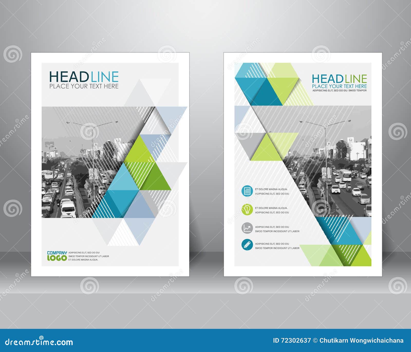 Brochure Flyer Design Template. Vector Stock Vector 