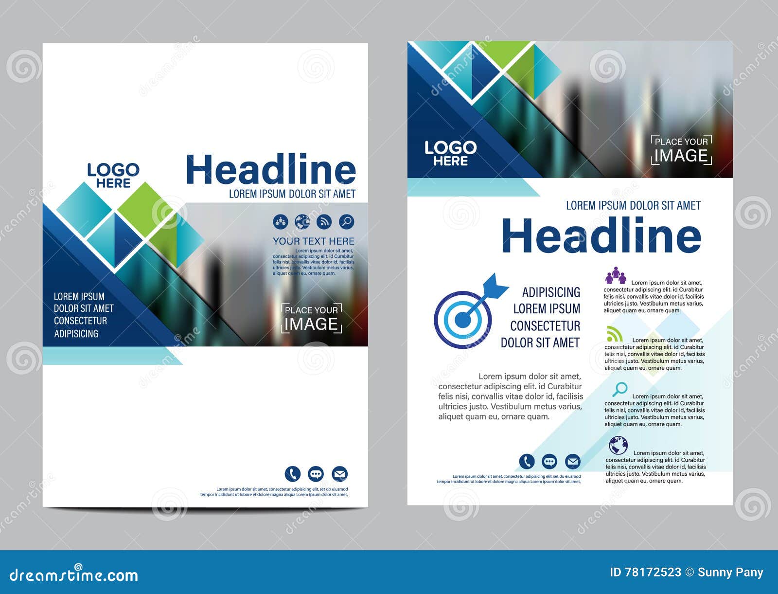 brochure layout  template. annual report flyer leaflet cover presentation modern background.   in a4