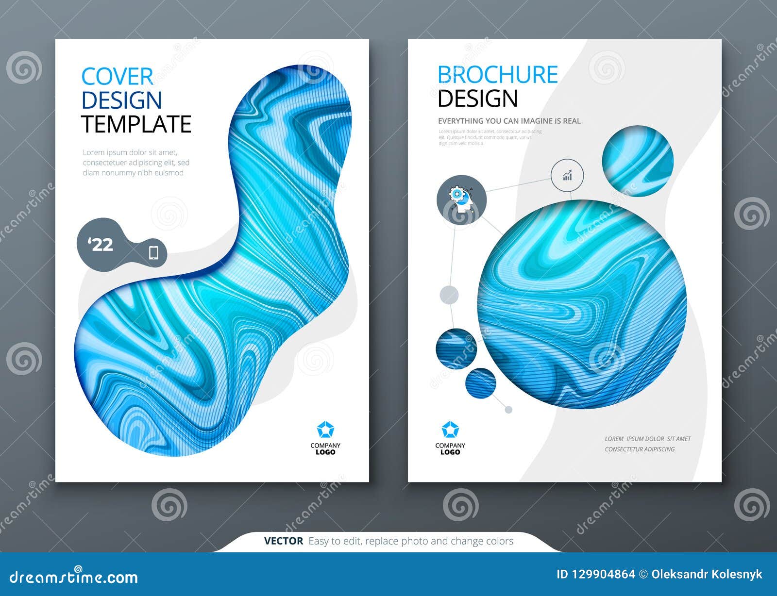 Download Brochure Template Layout Design Corporate Business Annual Report Catalog Magazine Flyer Mockup Creative Modern Stock Vector Illustration Of Internet Layout 129904864