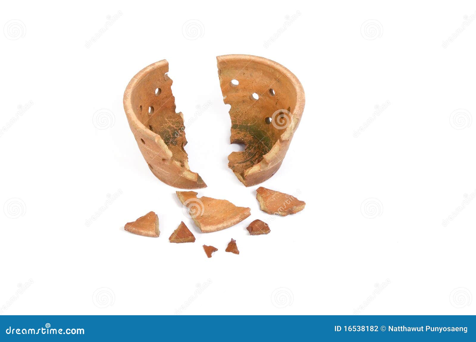 Broken, Antique Glass Stock Photography 33012974