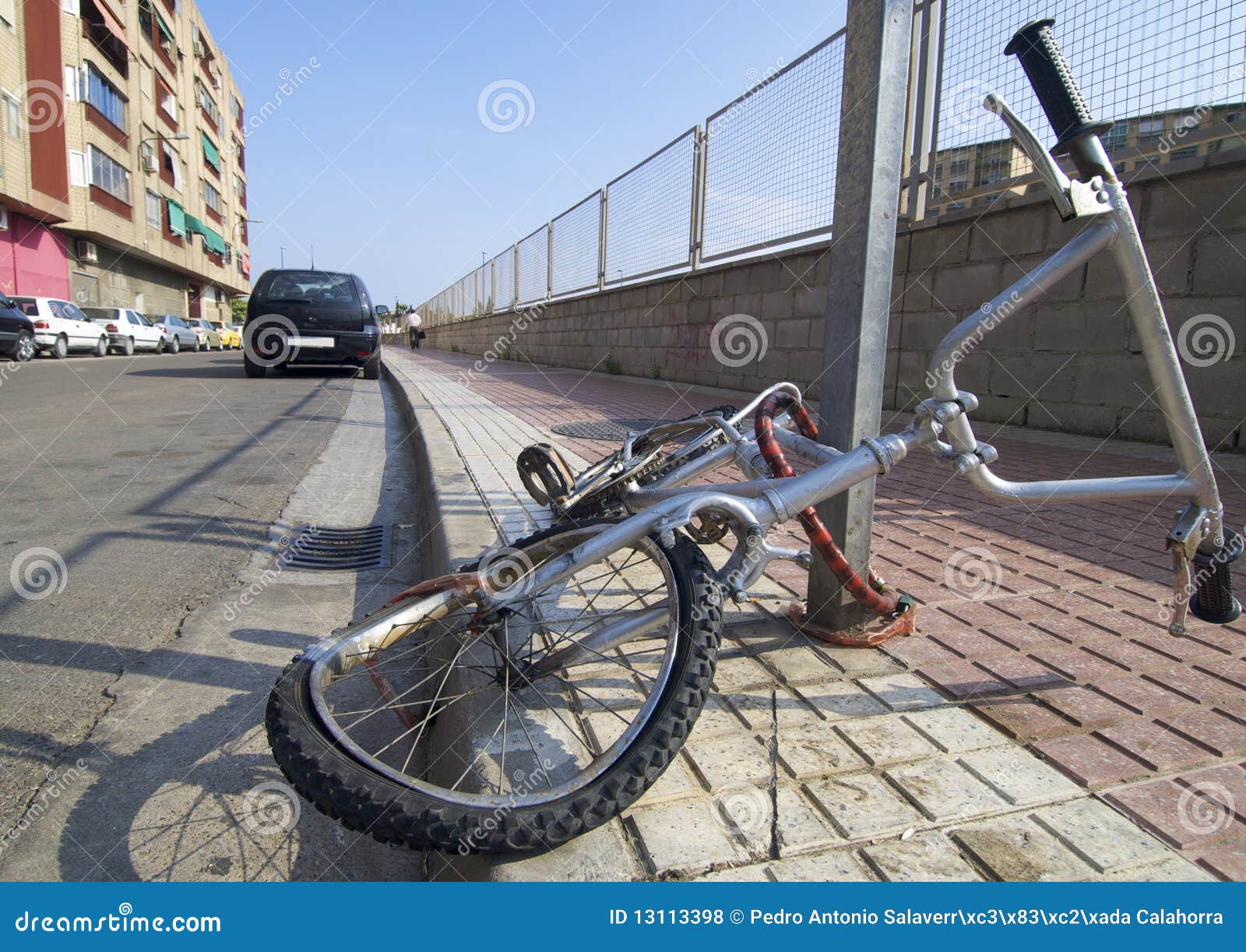 Broken bike stock photo. Image of city, street, ride 13113398