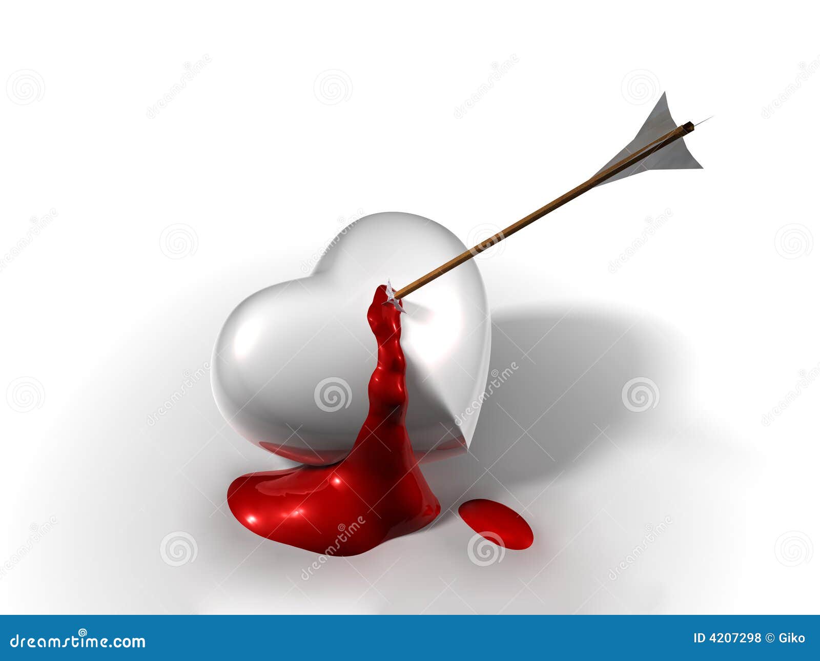 torn bleeding heart